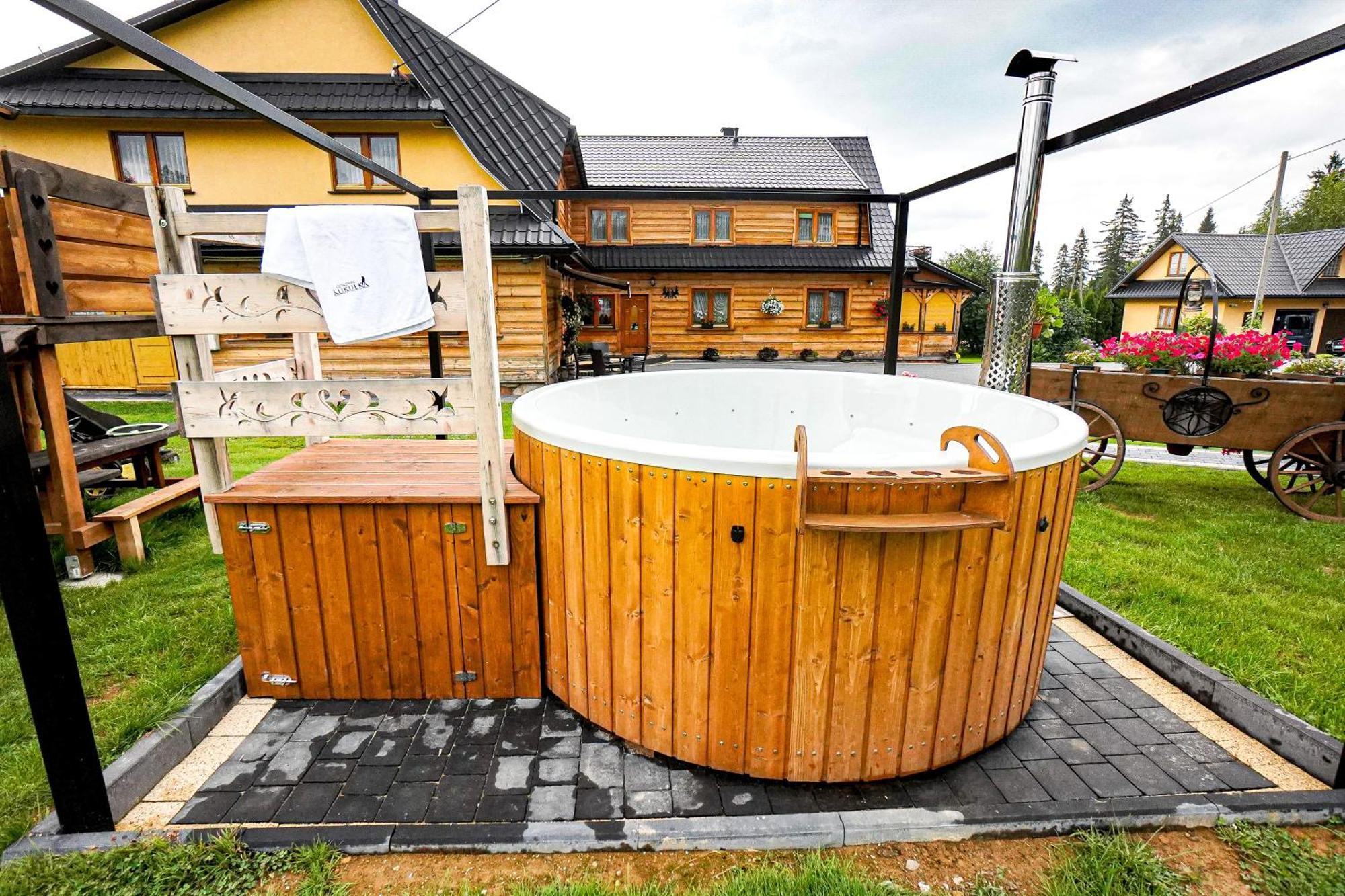 Gosciniec Kukulka Z Jacuzzi Panzió Zakopane Kültér fotó