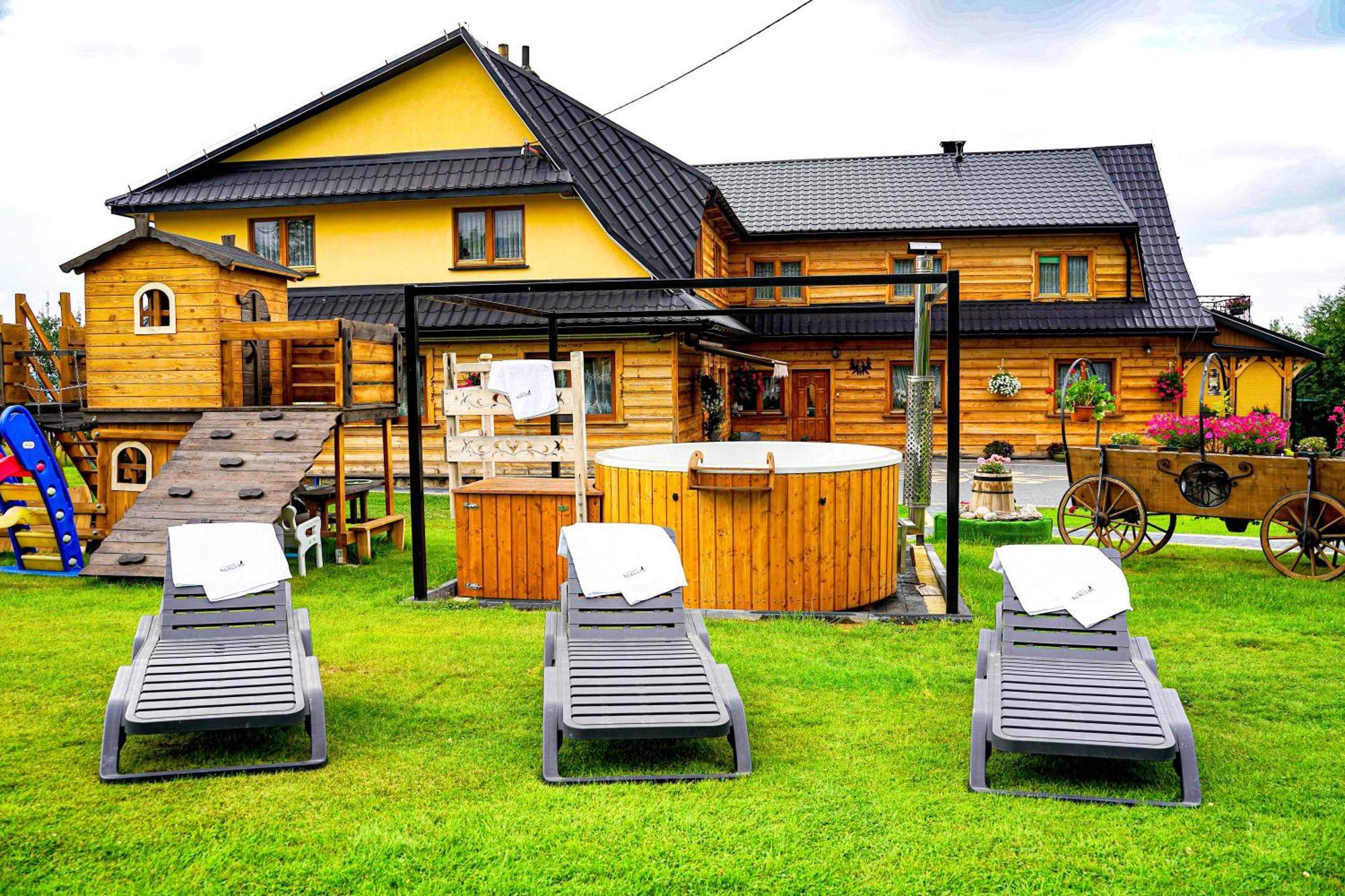 Gosciniec Kukulka Z Jacuzzi Panzió Zakopane Kültér fotó
