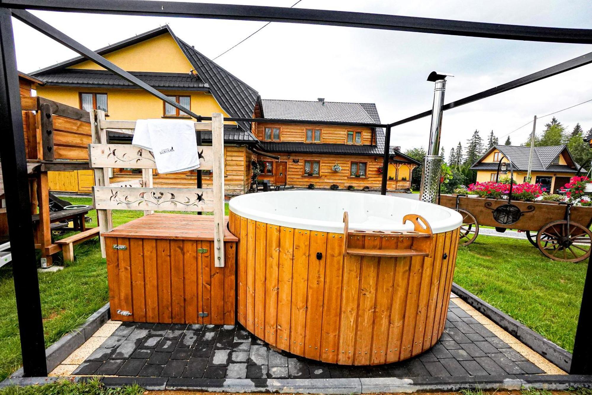 Gosciniec Kukulka Z Jacuzzi Panzió Zakopane Kültér fotó